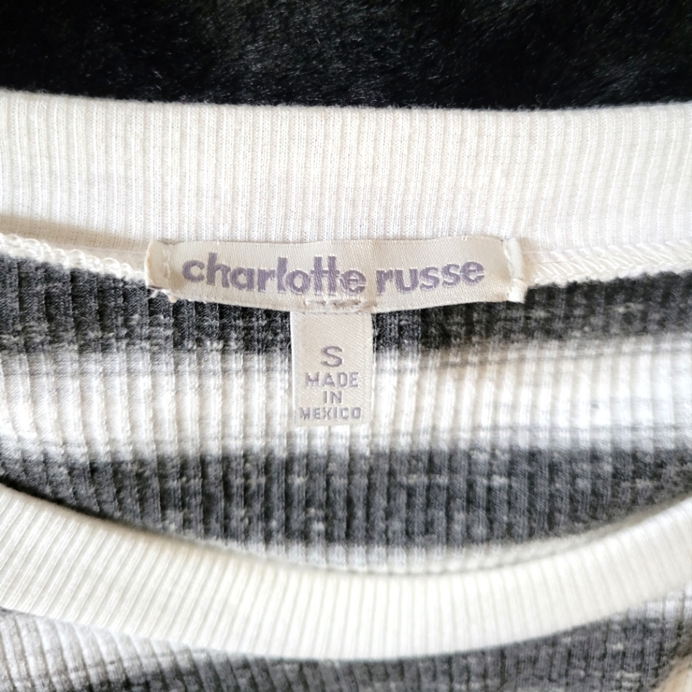 Charlotte Russe - Bodycon, Over-Sized T-Shirt Styled Mini Dress / Size Small - Picture 7 of 8